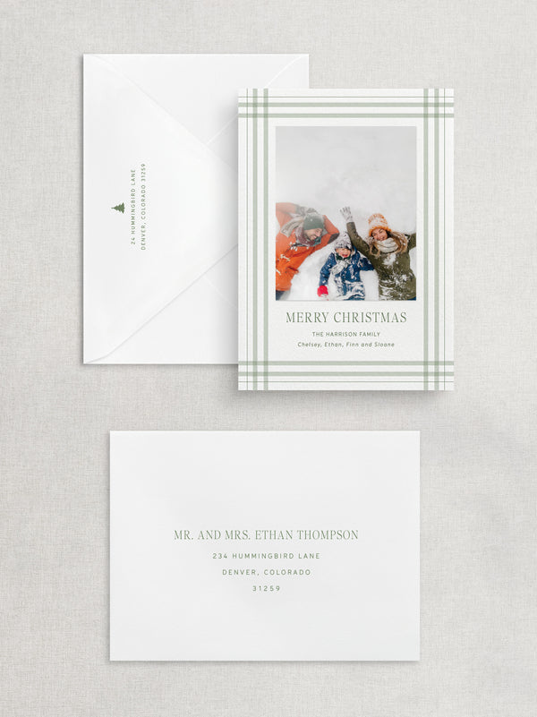 BUFFALO STRIPE PHOTO CARD