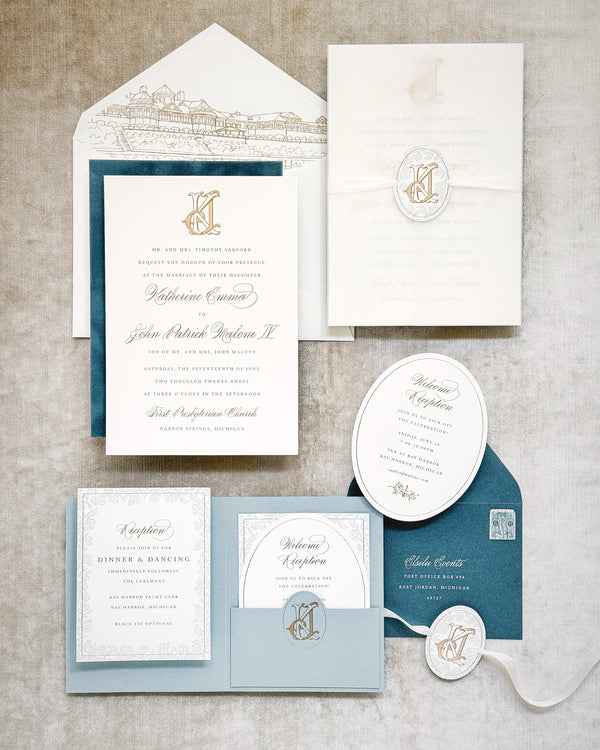 CHARLESTON: Wedding Invitation