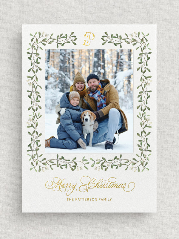 MISTLETOE PHOTO CARD