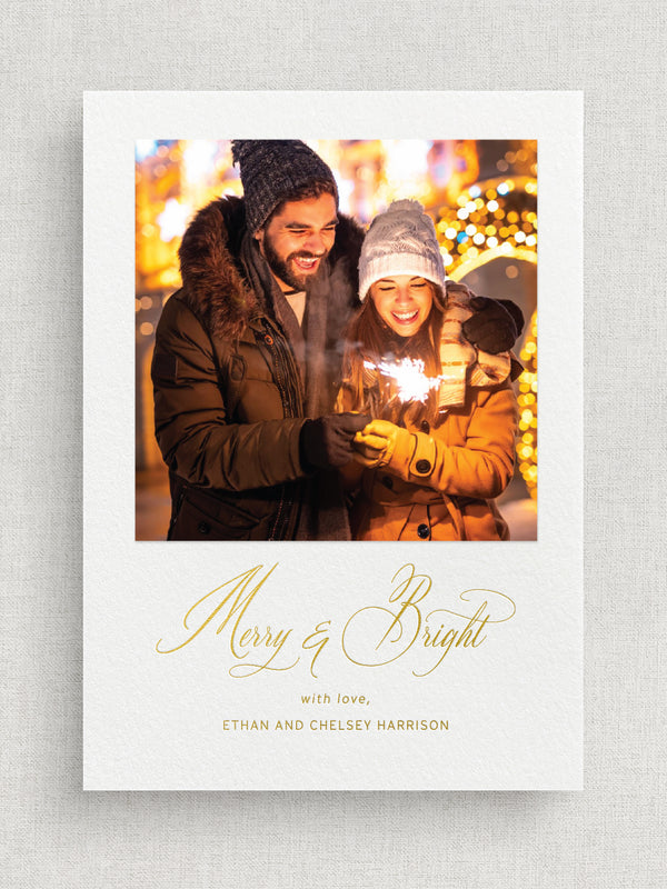 MERRY & BRIGHT PHOTO CARD