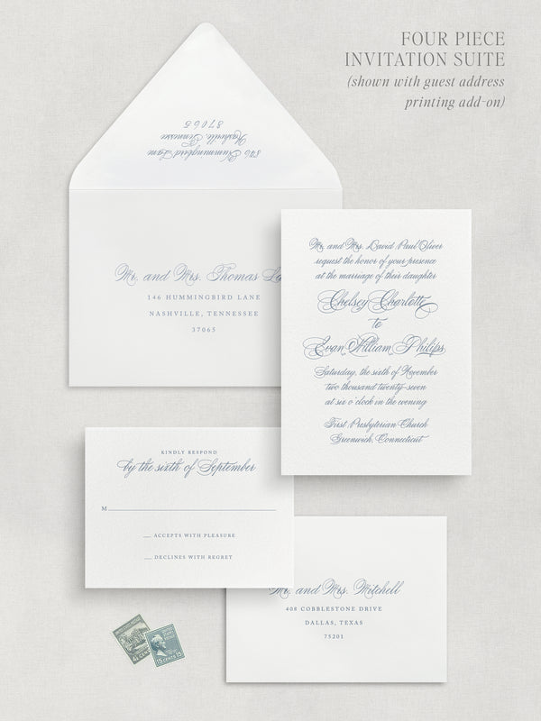 GREENWICH: Wedding Invitation