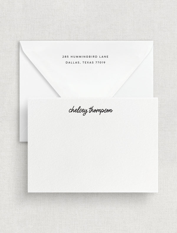 Mercer Personalized Notecard