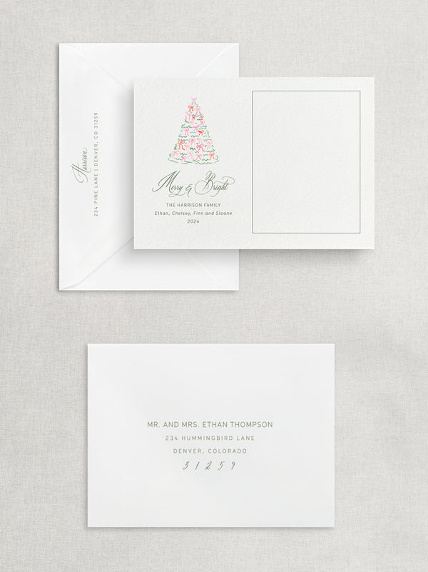 MERRY & BRIGHT TREE PHOTO CARD