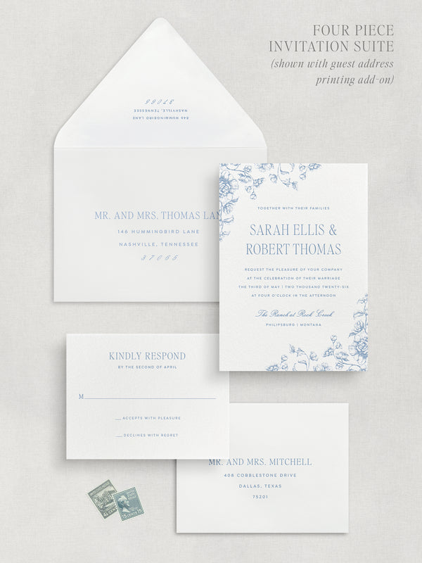 POSITANO: Wedding Invitation