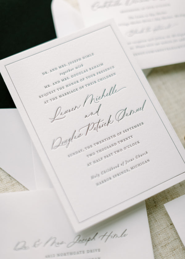 SAVANNAH: Wedding Invitation