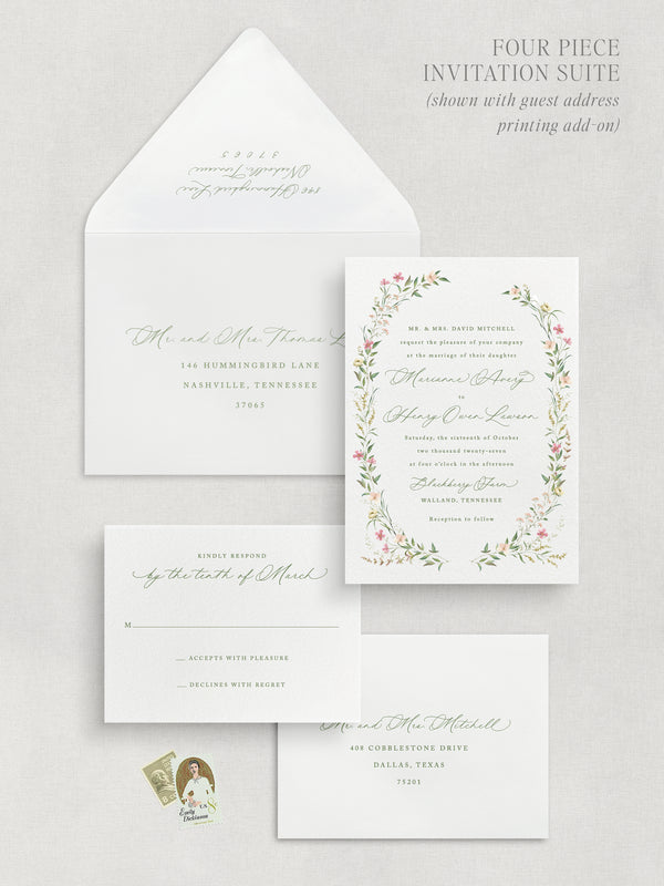 WALLAND: Wedding Invitation