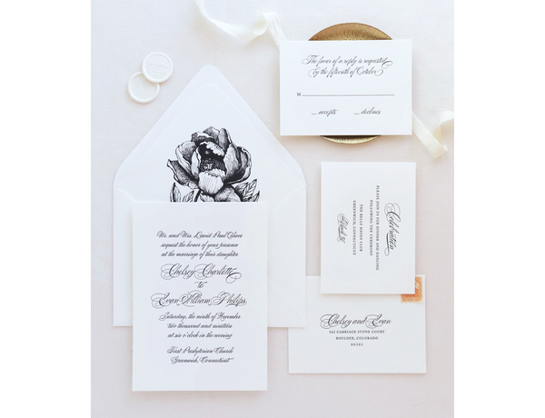 GREENWICH: Wedding Invitation