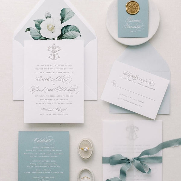 CHARLESTON: Wedding Invitation