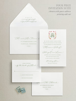 Avignon Wedding Invitation
