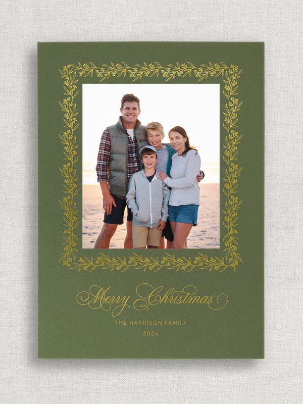 BERRY FOIL PHOTO CARD