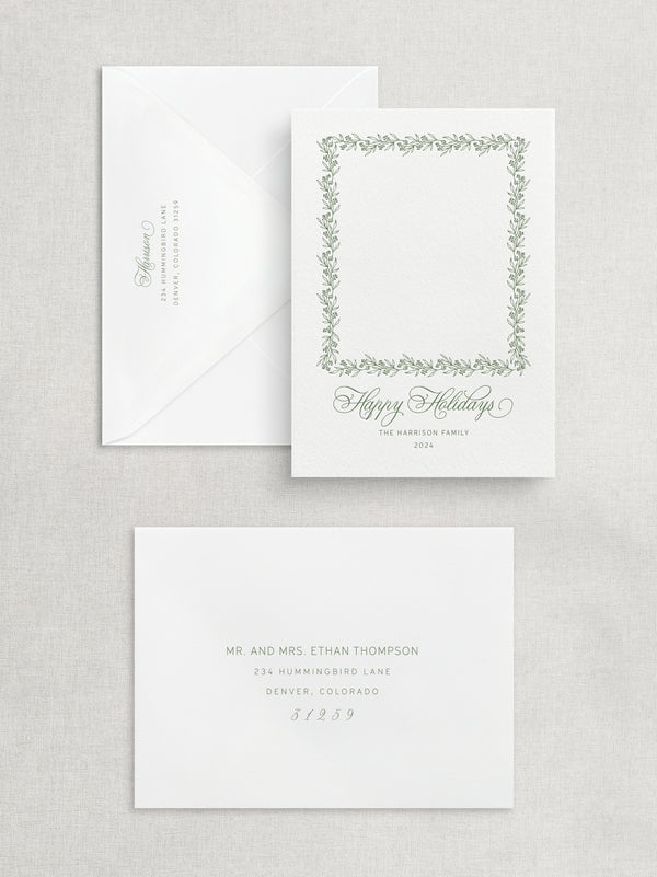 BERRIES CHRISTMAS PHOTO CARD