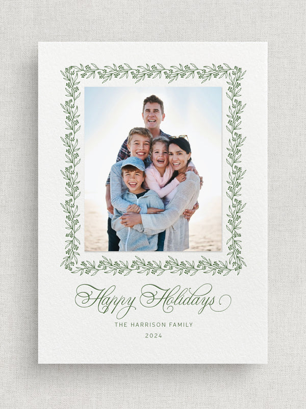 BERRIES CHRISTMAS PHOTO CARD