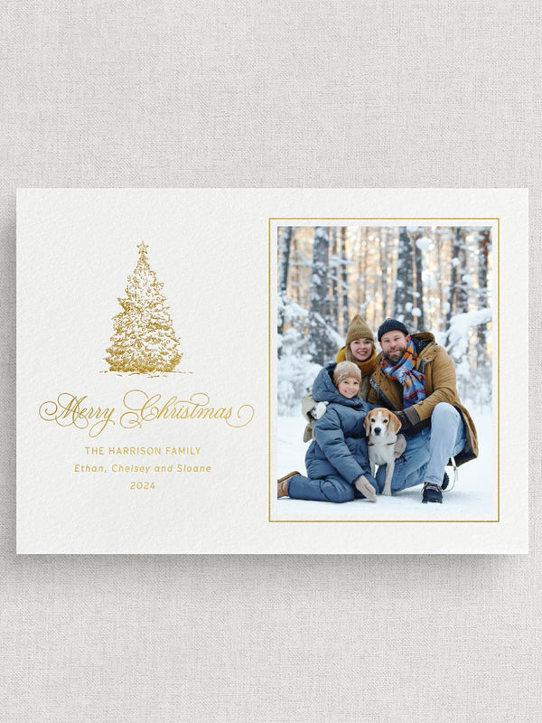 CHRISTMAS TREE PHOTO CARD