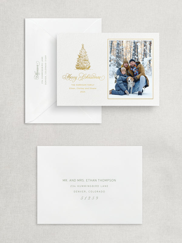 CHRISTMAS TREE PHOTO CARD