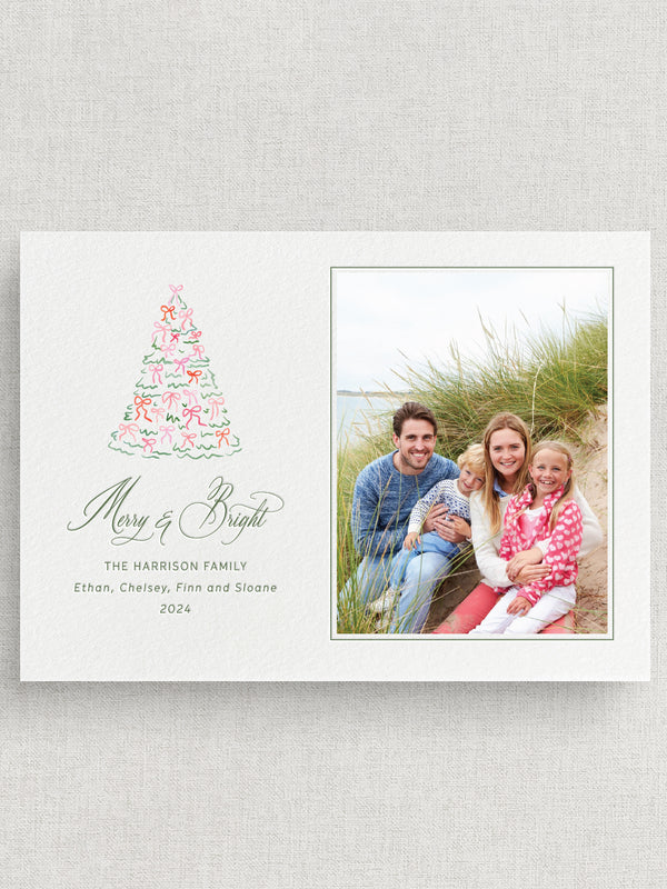 MERRY & BRIGHT TREE PHOTO CARD