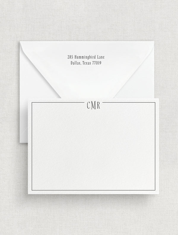 Oxford Personalized Notecard