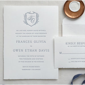 York Wedding Invitation